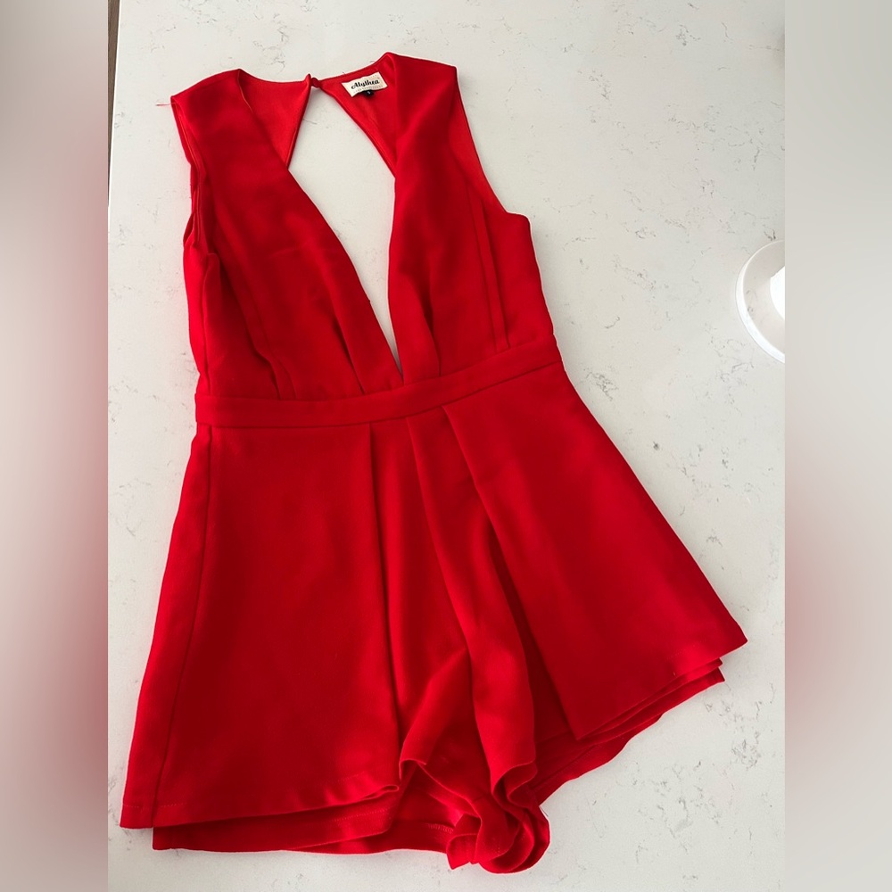 Size Small Red Romper - image 2
